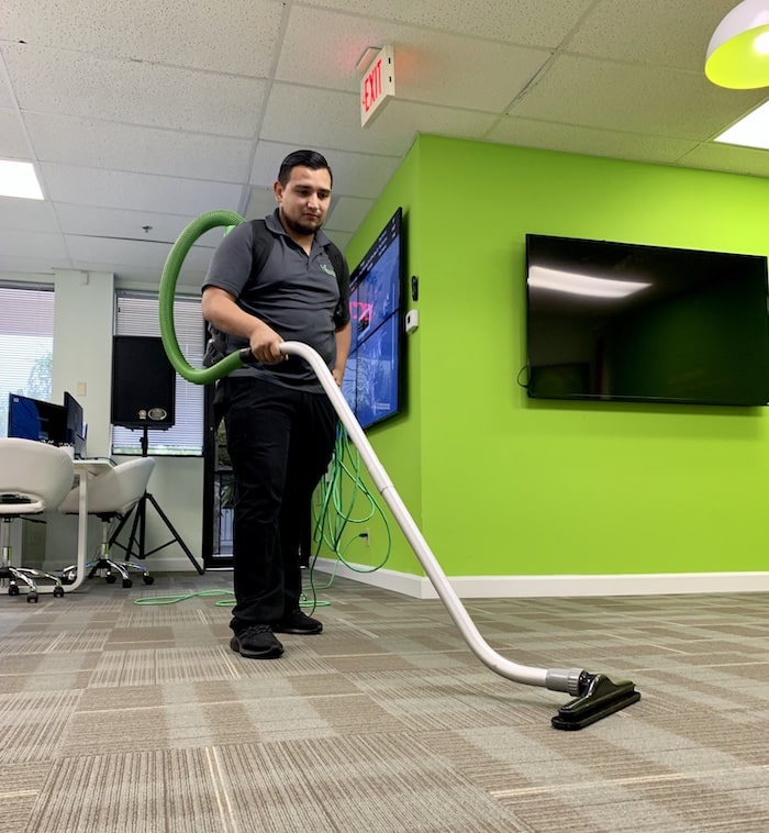Office Cleaning Service Thorough Vacuuming